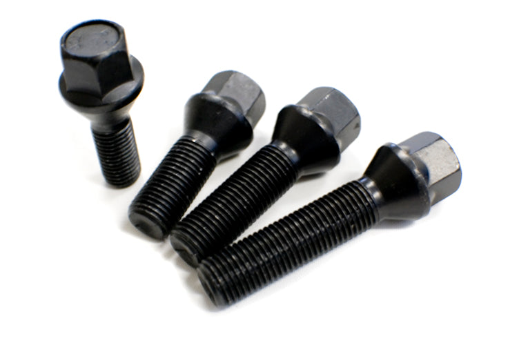 Wheel Bolt for 5-Lug VW & Audi (M14x50 BLACK Cone Seat)