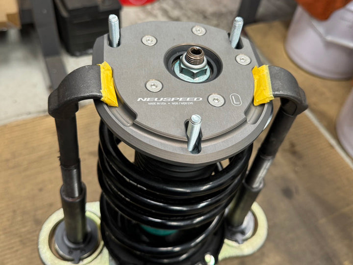 biAXIS Billet Upper Strut Mount | Front • MQB/