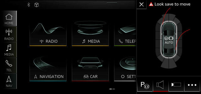 Audi Maneuvering Assist Activation