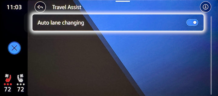 Travel Assist Auto Lane Change for VW MQBevo