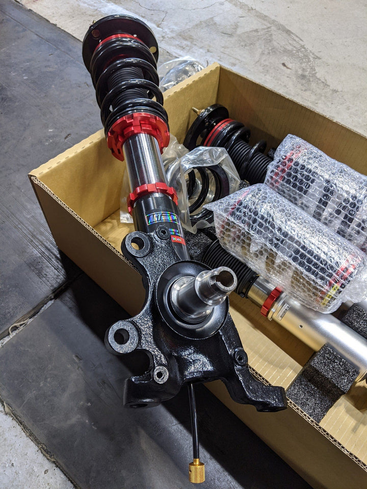 AGT Shock 1982-1994 E30 3 SERIES MK2 Front Inverted Fork/Rear Flip - Front Spring Rate: 8K200 Rear Spring Rate: 8K160