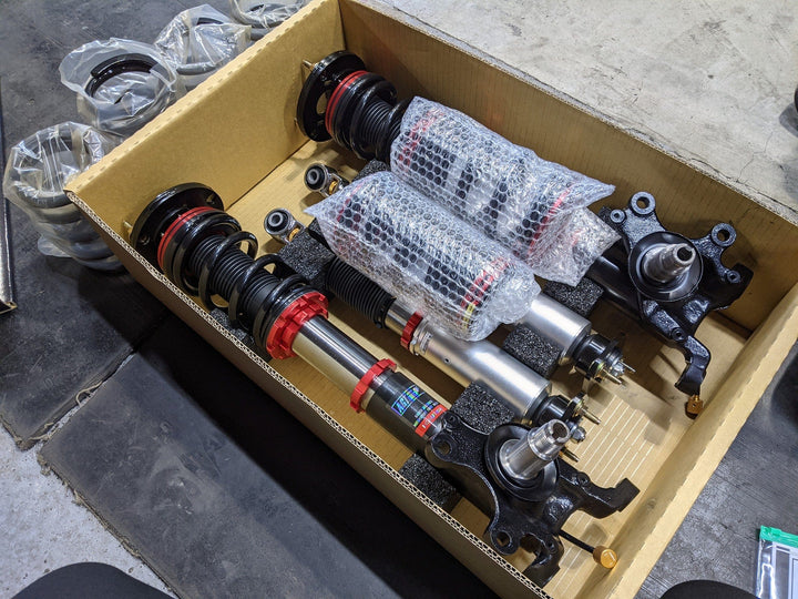 AGT Shock 1982-1994 E30 3 SERIES MK2 Front Inverted Fork/Rear Flip - Front Spring Rate: 8K200 Rear Spring Rate: 8K160