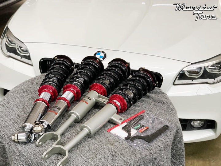 AGT Shock 2010-2017 F10 F18 4WD 5 SERIES MK6 SEDAN Front Vertical Fork/Rear Inverted Fork - Front Spring Rate: 10K220 Rear Spring Rate: 5K240