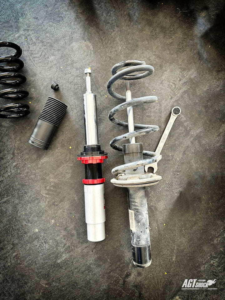 AGT Shock 2014+	95B MACAN Front Inverted  Fork/Rear Flip-Front Spring Rate: 12K210 Rear Spring Rate: 7K210