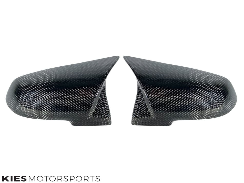 2012-2018 BMW 3 Series (F30 / F31 / F34) & 4 Series (F32 / F33 / F36) M Inspired Aero Carbon Fiber Mirror Covers - Also fits BMW 1 Series (F20) 2 Series (F22 / F23) X1 (E84) & M2 (F87)