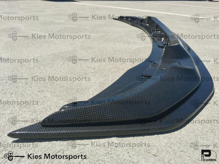 2014-2021 BMW M3 (F80) & M4 (F82 / F83) GTS Style Carbon Fiber Front Lip (Adjustable 2 Piece)