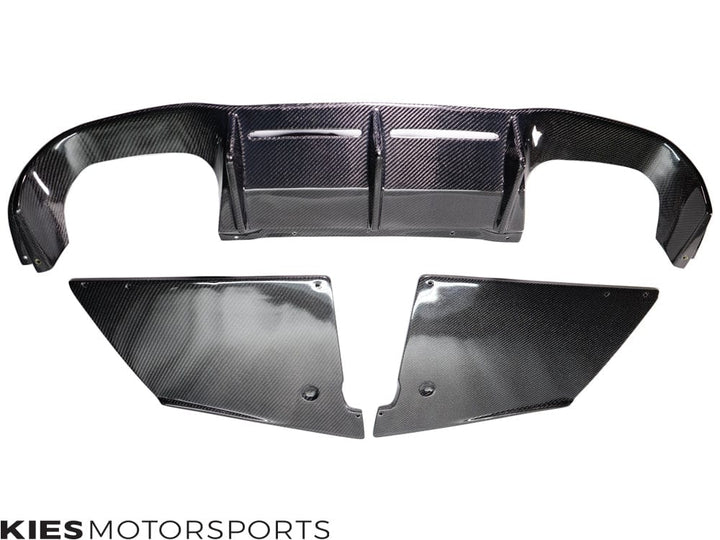 Kies 2015-2022 BMW M2 / M2C (F87) MTC Style Carbon Fiber Rear Diffuser