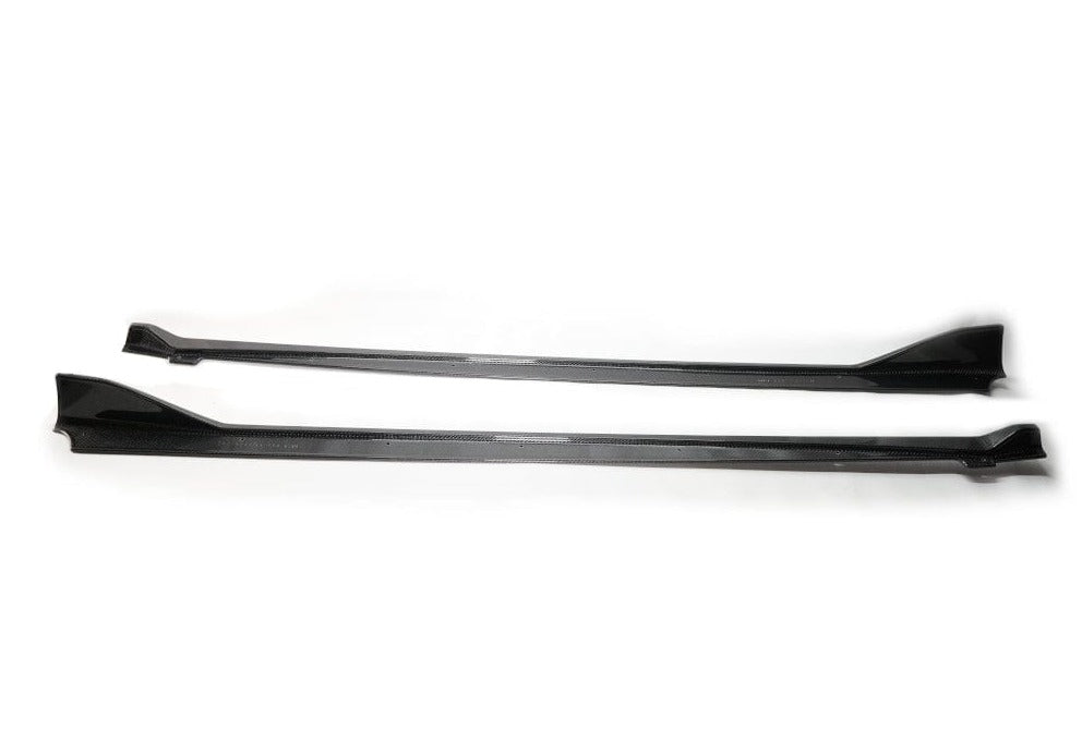 2019+ Toyota Supra (A90) Carbon Fiber Side Skirt Extensions (Pair)