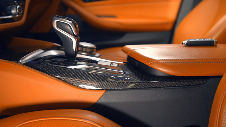 BMW F90 M5 Pre-LCI Carbon Fiber Interior Trim Overlay Kit