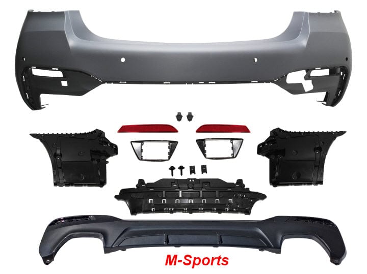 Kies Motorsports BMW G30 21-24 M Sport Style Rear Bumper LCI Only