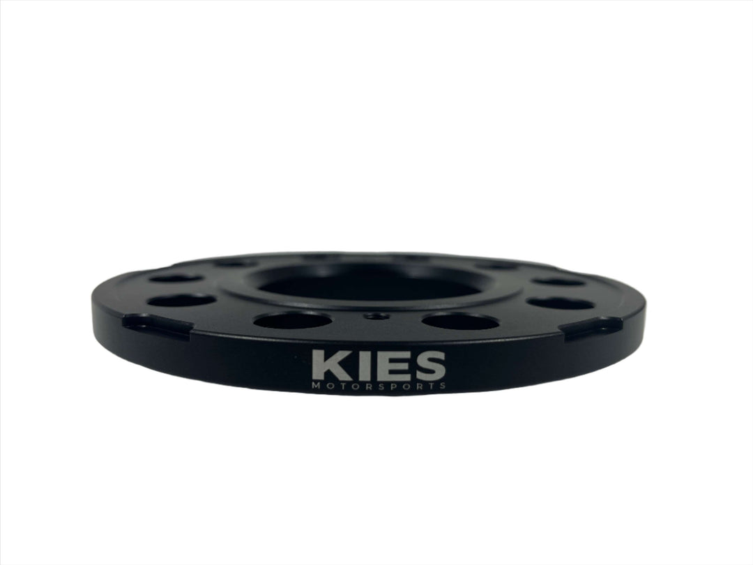 Kies Motorsports Porsche Macan / Cayenne Wheel Spacers 5 x 112 with 66.5mm Center Bore Black Finish (Set of 2)