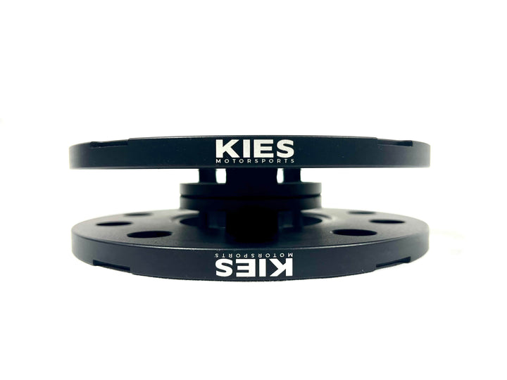 Kies Motorsports Porsche Wheel Spacers 5 x 130 71.6mm Center Bore Black Finish (Set of 2)