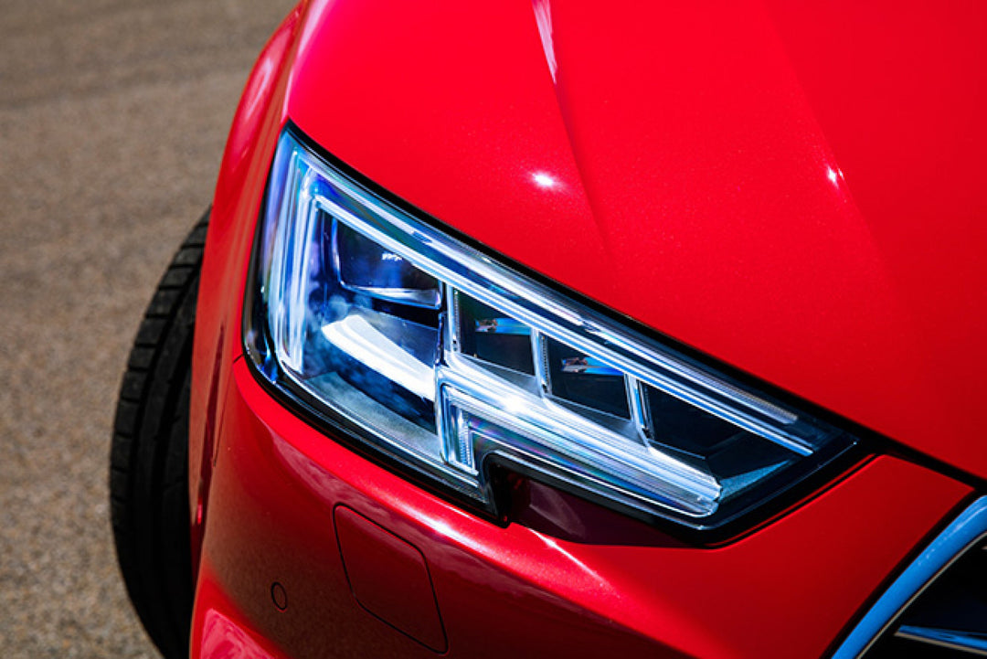 Audi Matrix LED headlights – beam comparison