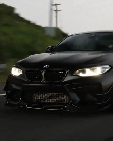BMW 2 Series F87 M2/M2C K2 Carbon Fiber Front Lip (2016 - 2019)