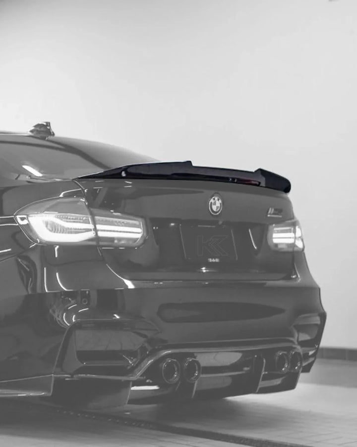 BMW 3 Series F30 F35/M3 F80 Sedan PSM Style Carbon Fiber Trunk Spoiler (2011 - 2019)