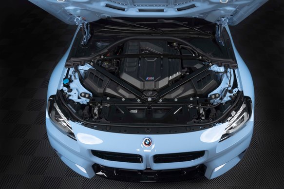 Dinan Matte Carbon Fiber Engine Cover - 2021-2025 BMW M2/M3/M4 Matte Carbon Fiber - G80/G82/G87