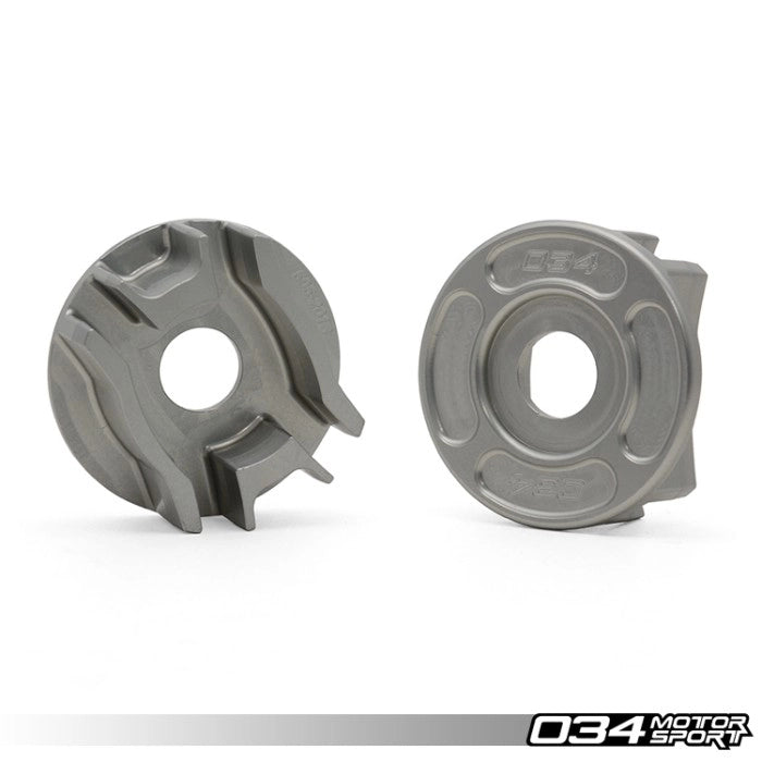 034Motorsport Billet Aluminum Rear Differential Carrier Mount Insert Kit, B8 Audi A4/S4/RS4, A5/S5/RS5, Q5/SQ5 & C7 Audi A6/S6/RS6, A7/S7/RS7