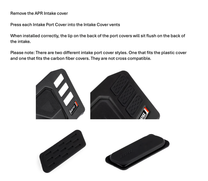 Installation Instructions
