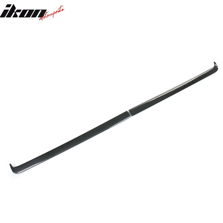 2024-2025 Tesla Model 3 Carbon Fiber Print Dashboard Wrap Cover ABS