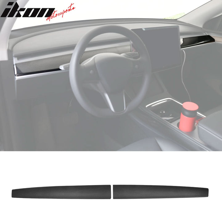 2020-2023 Tesla Y 21-23 3 Dashboard Wrap Panel ABS