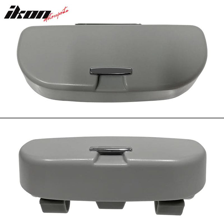 Universal Black Auto Car Sunglasses Holder Organizer Sun Visor Box ABS