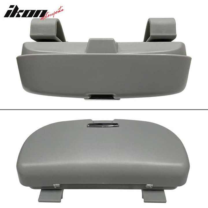 Universal Black Auto Car Sunglasses Holder Organizer Sun Visor Box ABS
