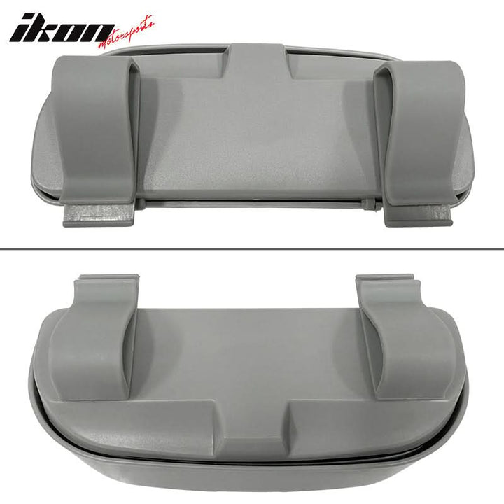 Universal Black Auto Car Sunglasses Holder Organizer Sun Visor Box ABS