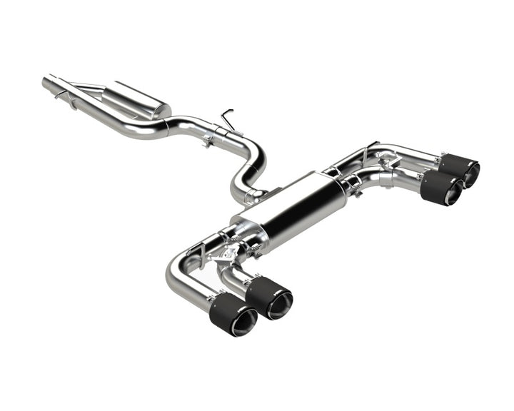 MBRP 3" Cat-Back, 2022+ Volkswagen Golf R MK8/8.5, 2.5" Quad Rear Exit, T304 Stainless Steel