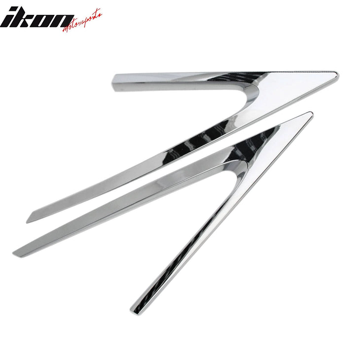 2011-2013 Hyundai Sonata Chrome 2PCS Window C-Pillar Molding Trim ABS