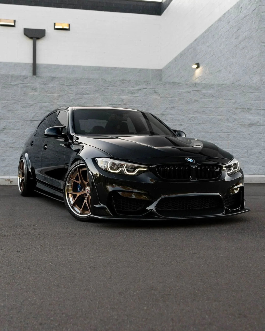 BMW 3 Series F80 M3 F82 F83 M4 Laptor Style Carbon Fiber Front Lip (2015 - 2021)