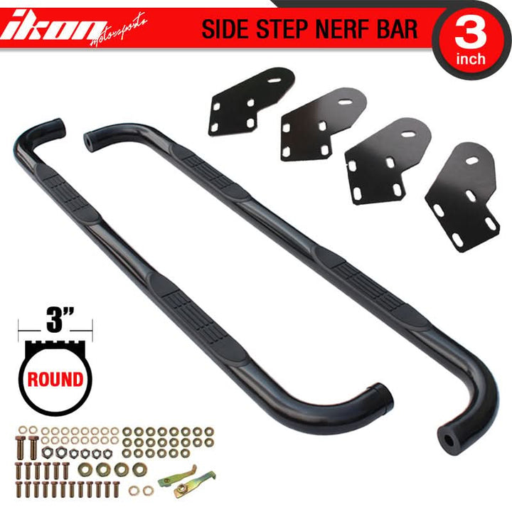 1999-2016 Ford F250 F350 F450 Cab Pickup 3in Steel Side Steps