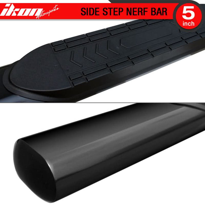2004-2015 Nissan Titan Extended Cab 5 Inch Running Boards Carbon Steel
