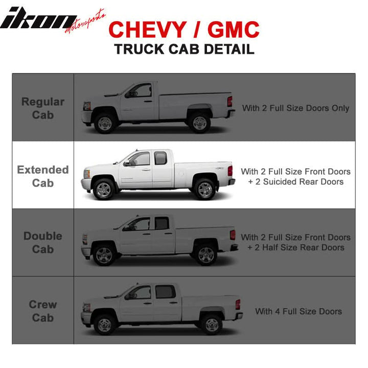 1999-2018 Silverado Nerf Bars Side Step Bars Running Boards Steel T304