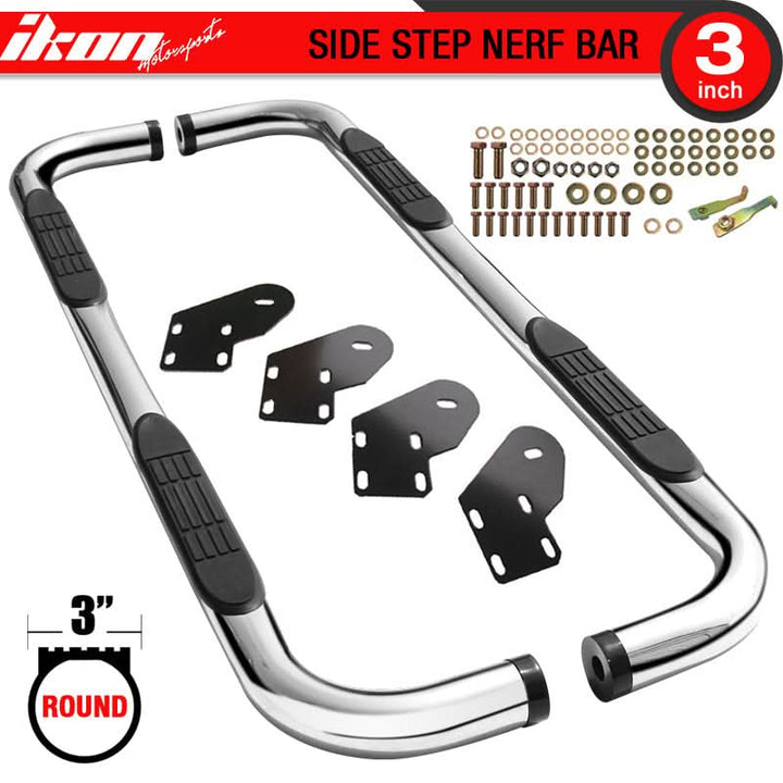1999-2016 Ford F250 F350 F450 Cab Pickup 3in Steel Side Steps
