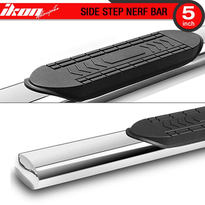 1999-2013 Chevy Silverado GMC Sierra 5'' Running Boards Stainles