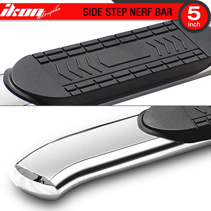 Fits 99-16 F250 F350 Super Cab 5in SS Steel Side Steps Bar