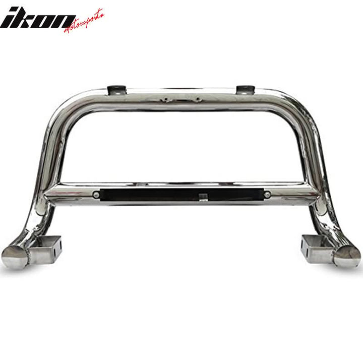 2005-2015 Toyota Tacoma Silver 3" Bull Bar with LED Light Stainless