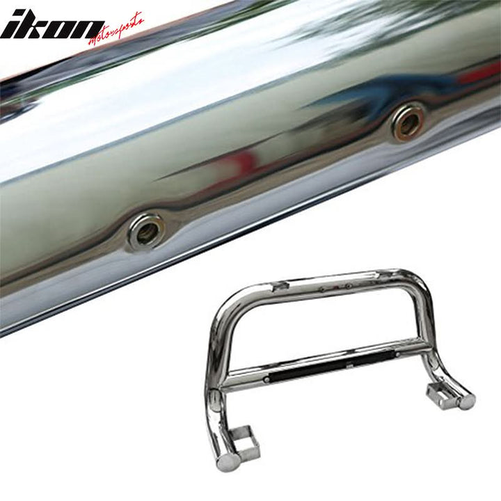 2005-2015 Toyota Tacoma Silver 3" Bull Bar with LED Light Stainless