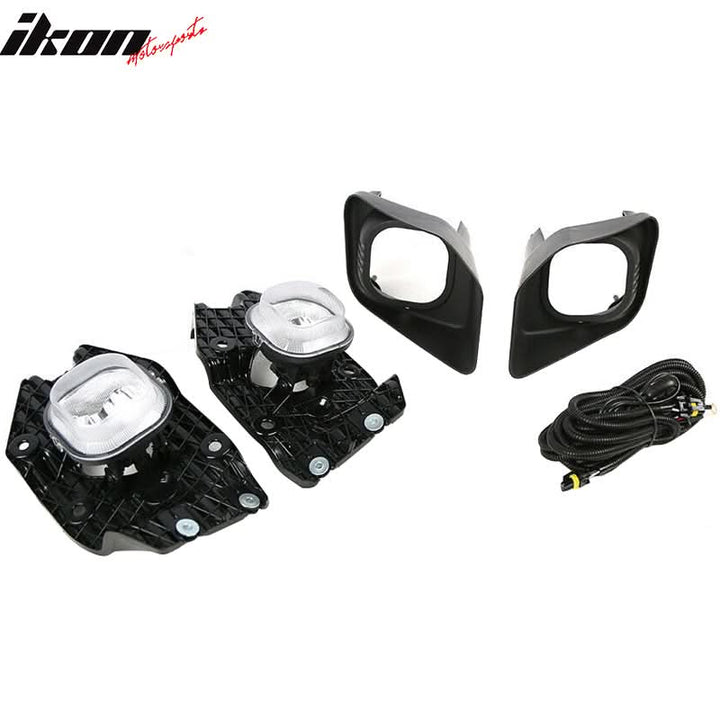 Fits 11-16 Ford F250 F350 F450 Front Bumper Assembly Fog Lights Lamps
