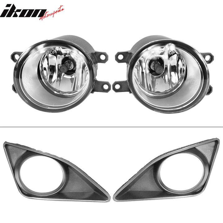 2008-2010 Toyota Corolla Front Fog Light Clear Len Wiring+Switch