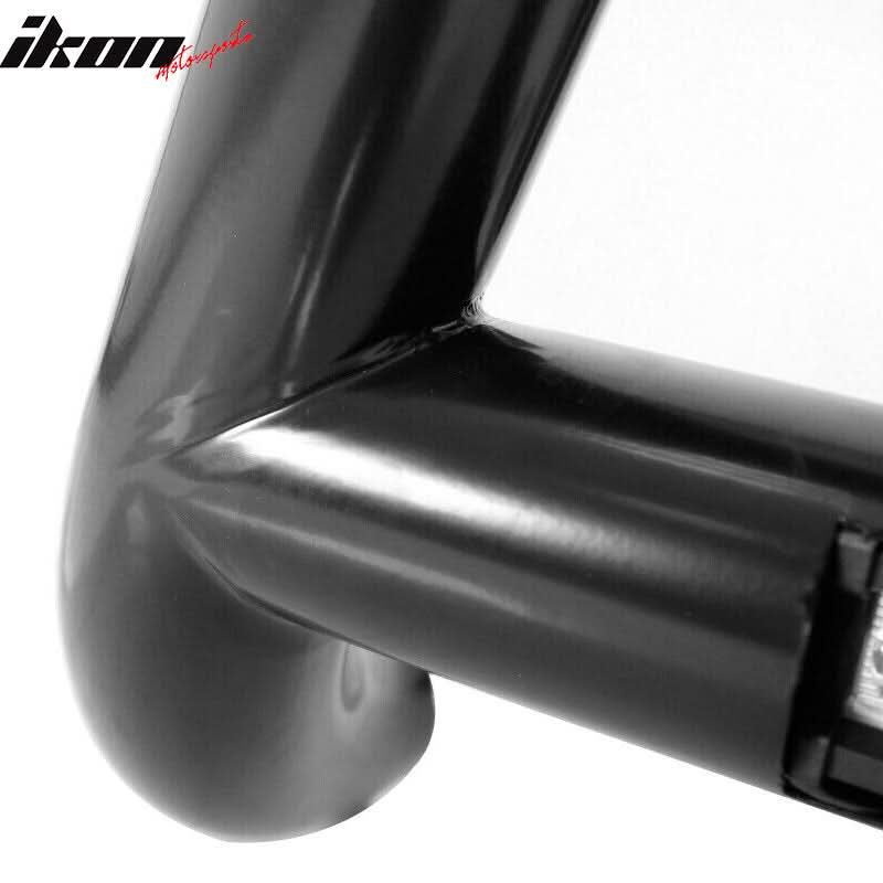 2005-2015 Toyota Tacoma 3'' Black Bull Bar With LED Lights Iron Steel