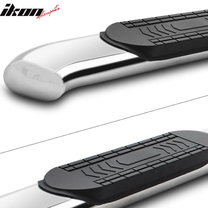 2004-2008 Ford F-150 Super Cab 5in Oval Curved Running Board Stainless