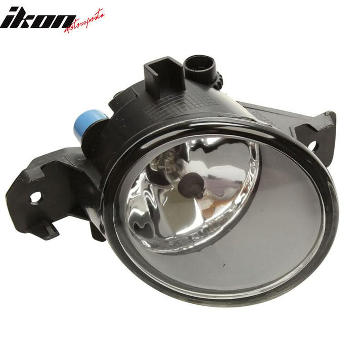 2014-2016 Nissan Rogue Chrome Fog Lighs w/ Bulb Switch Bezel Pair