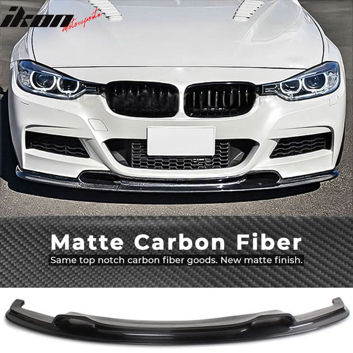2012-2018 BMW F30 3 Series M Sport VRS Front Bumper Lip Carbon Fiber