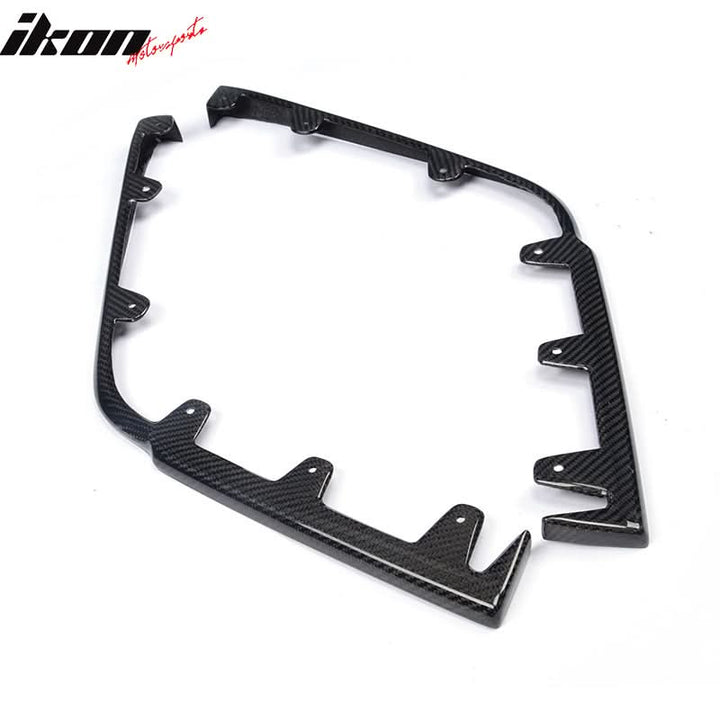 2009-2015 Cadillac CTS V KPE Style Front Bumper Lip Carbon Fiber
