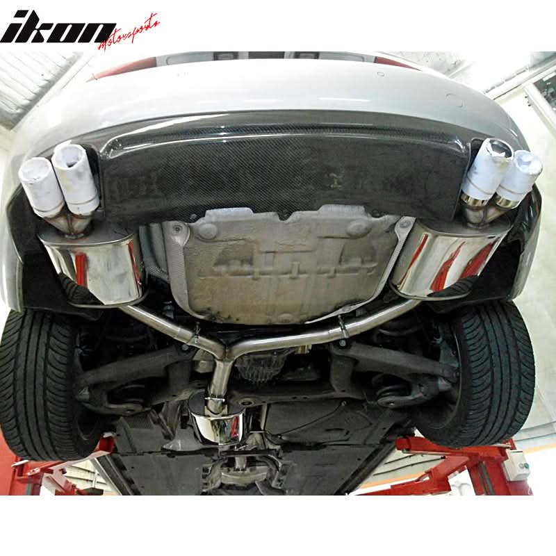 2008-2012 Audi A5 B8 O Style Rear Lip Diffuser Carbon Fiber