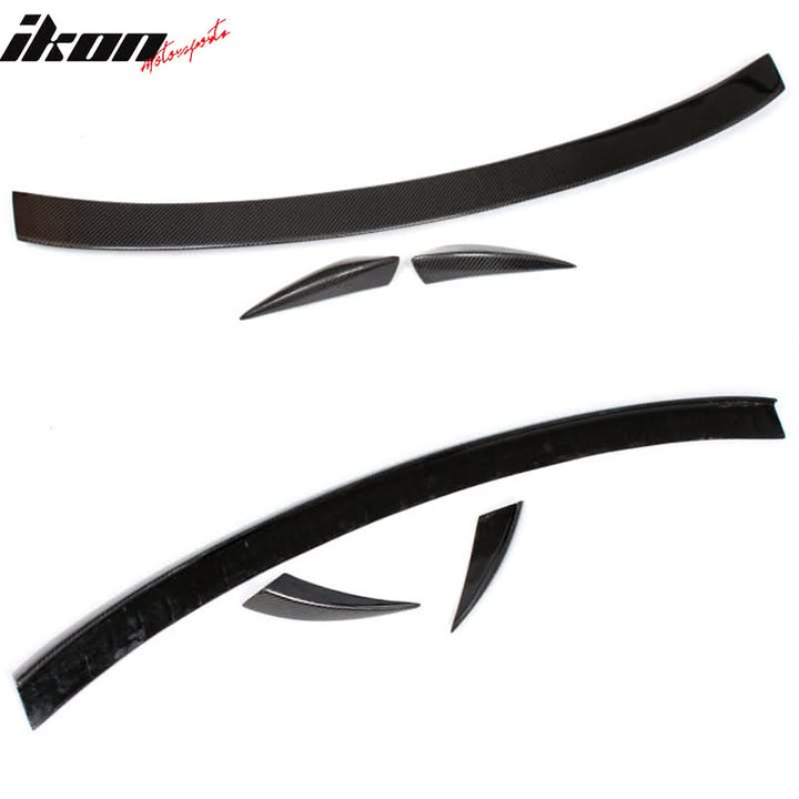 2009-2016 Audi A4 B8 ABT Style Trunk Spoiler Wing Carbon Fiber