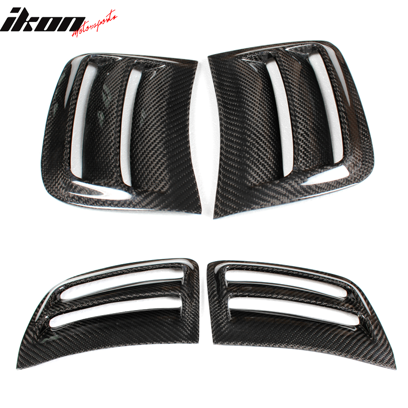 2008-2011 Benz C Class W204 C63 OE Style Side Vent Grille Carbon Fiber