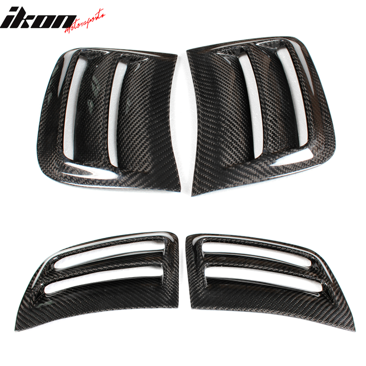 2008-2011 Benz C Class W204 C63 OE Style Side Vent Grille Carbon Fiber