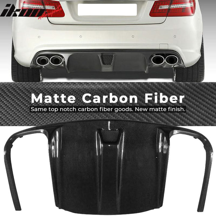 2010-2013 Benz E-Class W207 JC Rear Bumper Lip Diffuser Carbon Fiber